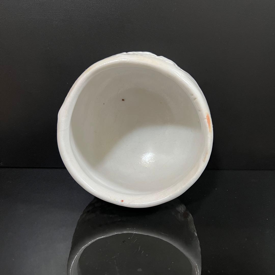 月形那比古　志野茶碗　茶道具　共箱　本物保証！茶碗 茶碗 茶道具 共布