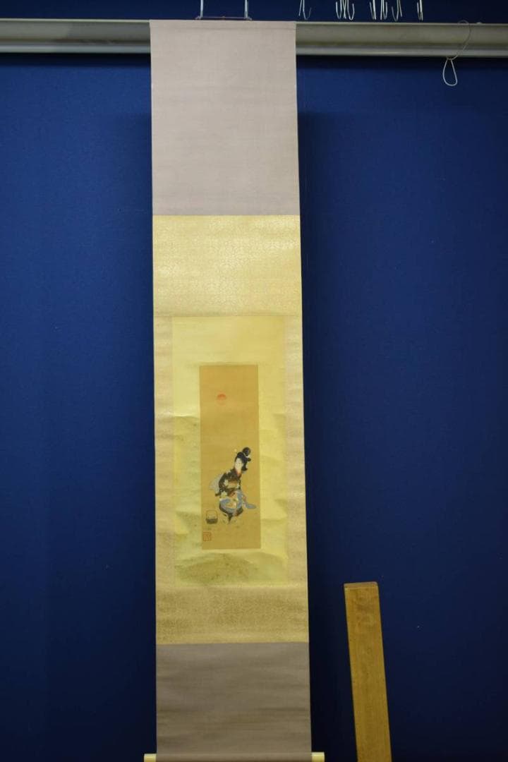 模写/秦翁/美人画/布袋屋掛軸HE-220