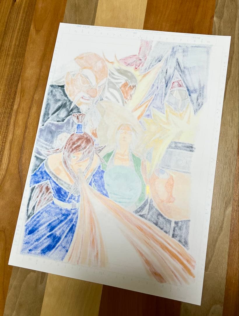 NARUTO 複製原画⑭ A3額縁付　原画のまとめ売りOK