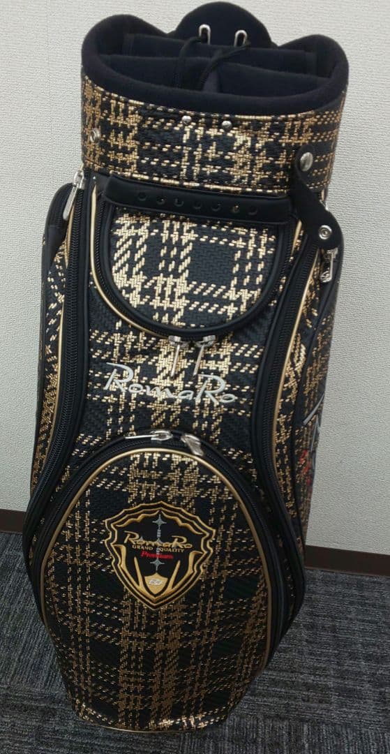 おとく物RomaRo プレミアムキャディバック ブラック/シルバー