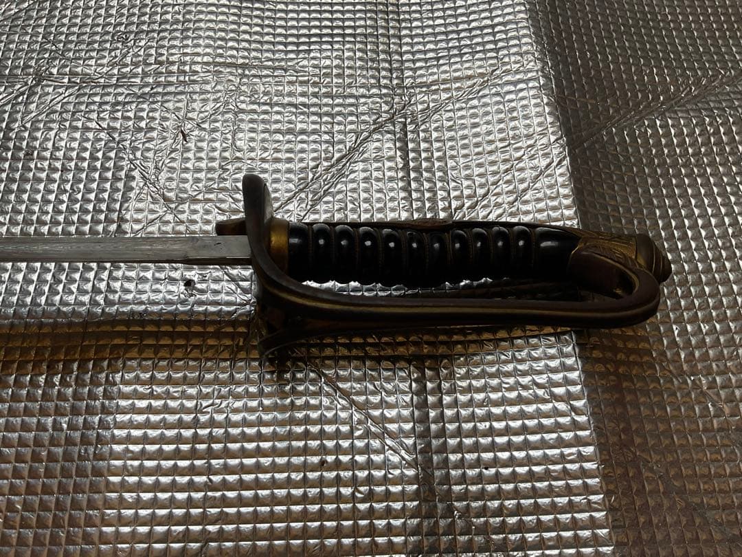 タイガー・ジェット・シンのサーベル。【キズ、サビ、擦りあり、模造刀、昭和レトロ】