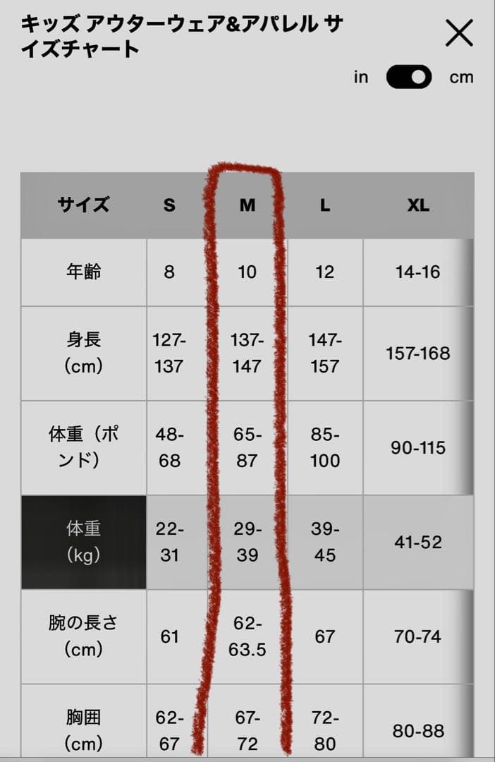 BURTON 子供用スノーボードウェア M 上下セット