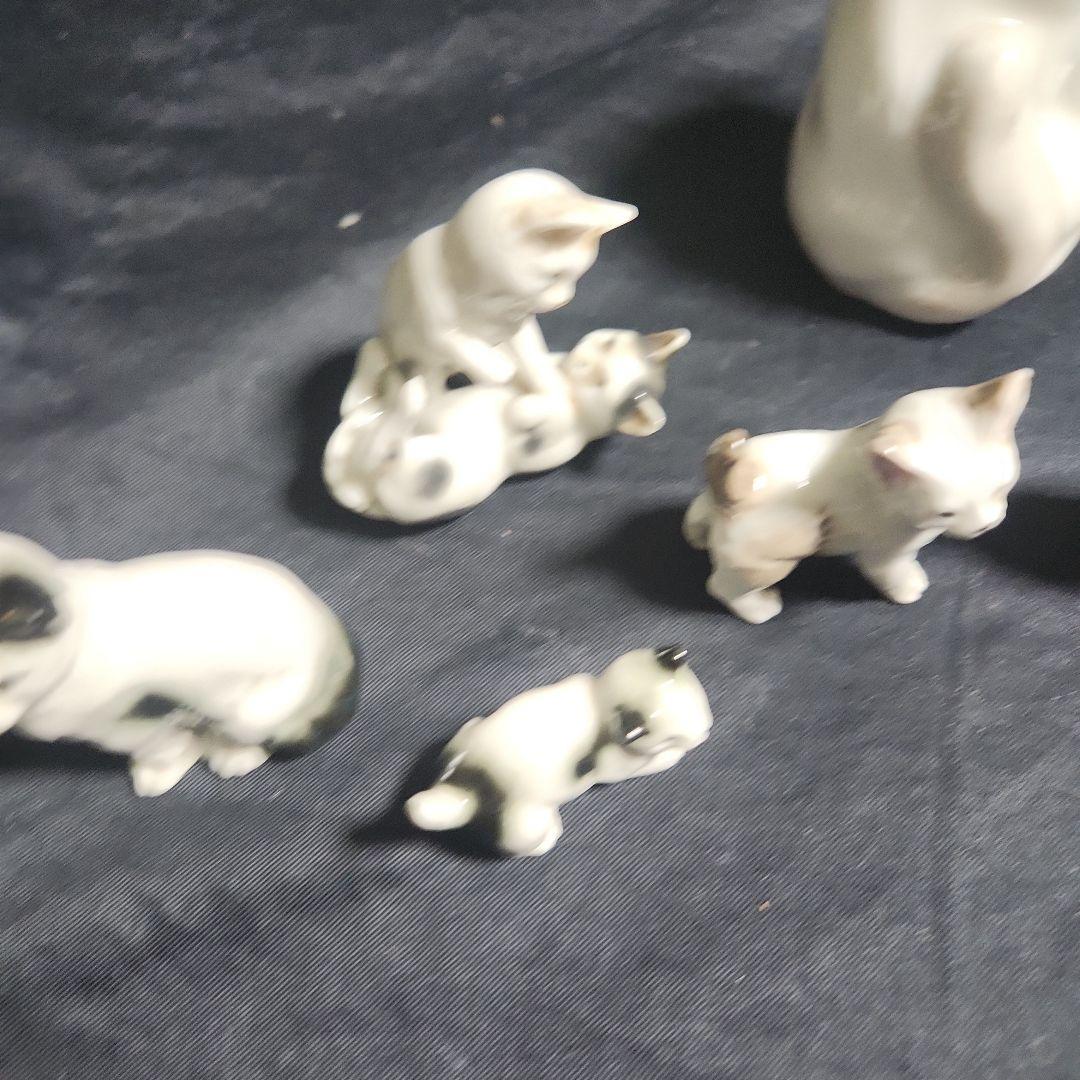 ローヤルコペンハーゲン、ババリエ他猫物置外国製11点