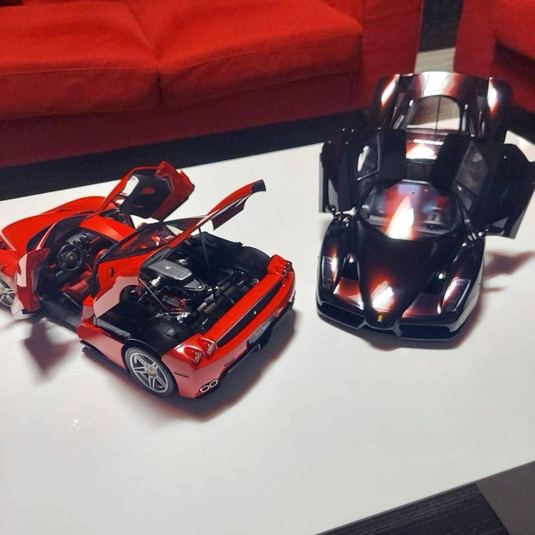 タミヤ1/12コレクターズクラブスペシャル　エンツォフェラーリ　黒赤　2台セット