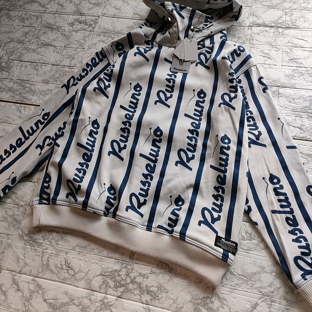 【新品・タグ付】Russeluno 色違いセットアップ 総柄 裏起毛 L