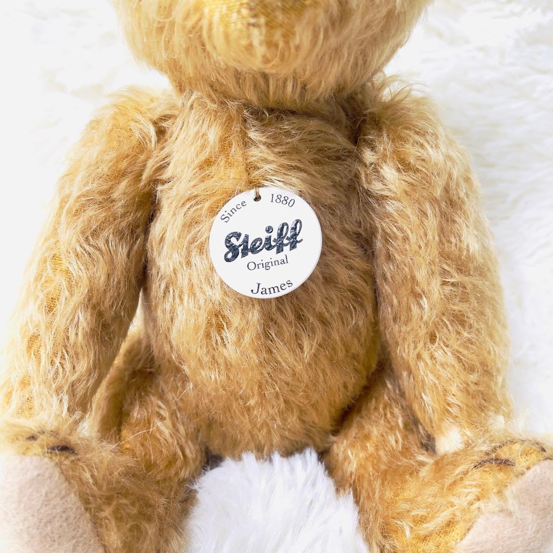 【新品タグ付き】Steiff シュタイフ テディベア ぬいぐるみ ジェームス
