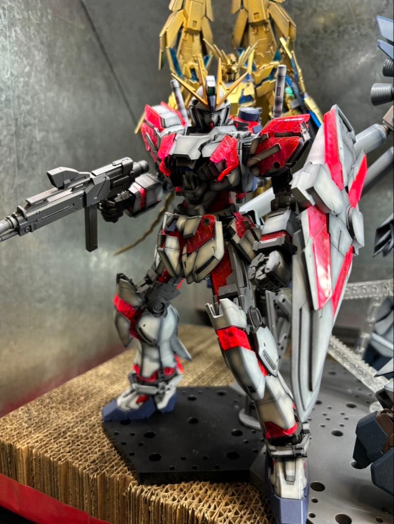 ガンダムNT3体セット 塗装品