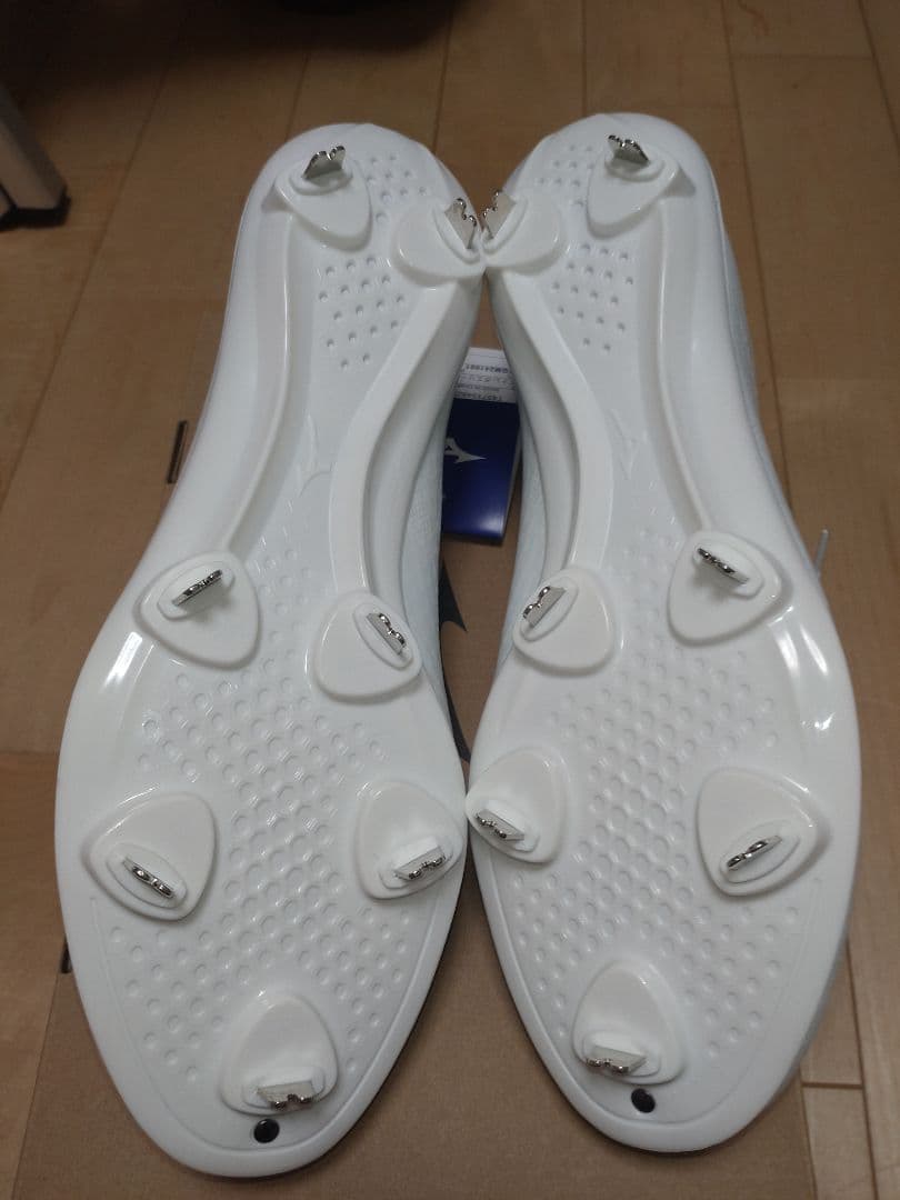 ミズノ スパイク 野球 白 ライトレボエリート2ワイド 27.0 高校野球対応