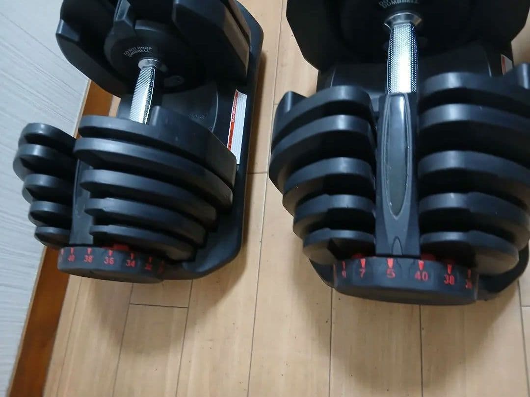 ① 可変式ダンベル 40Kg×1個/計40Kg