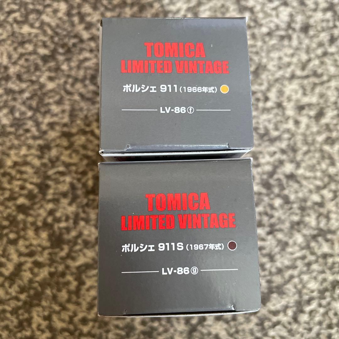 【未使用品】トミカリミテッドヴィンテージ　LV-86 ポルシェ911　2種