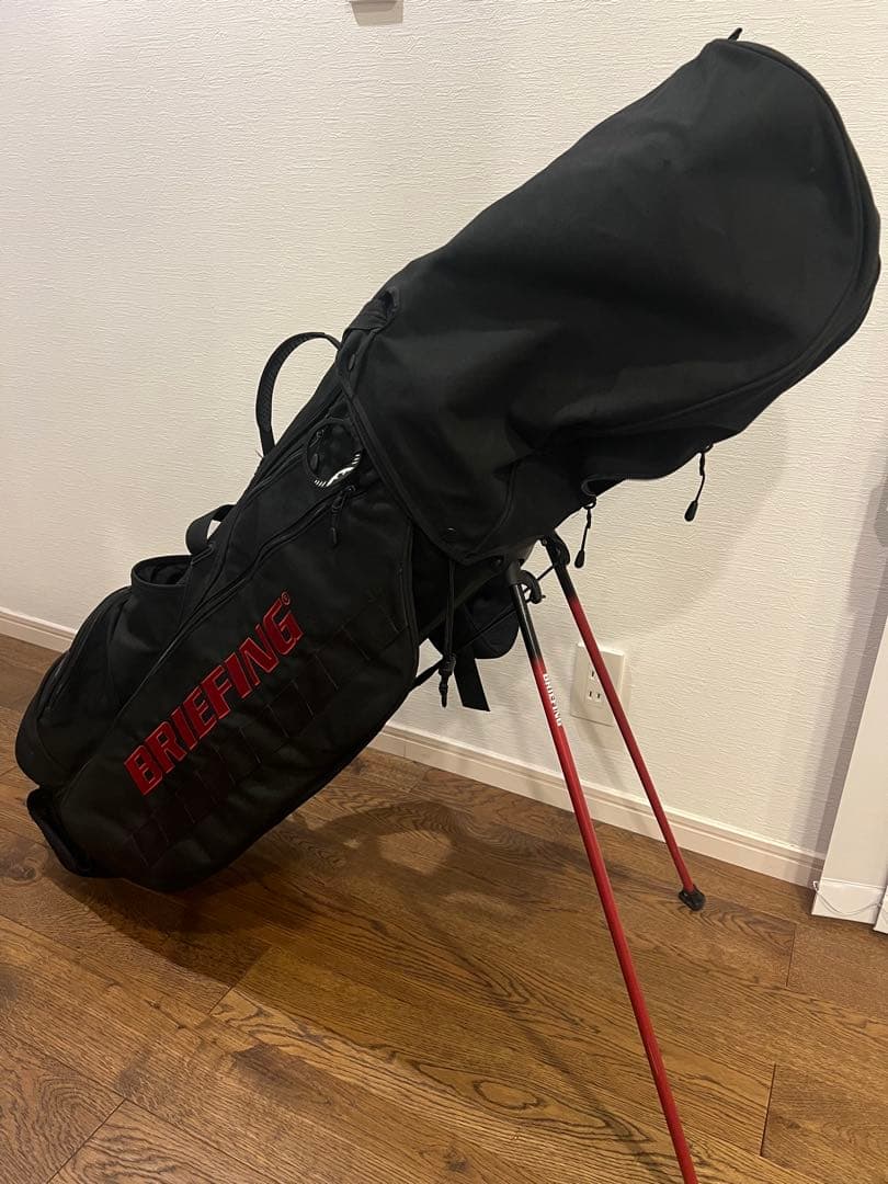 BRIEFING ブラック キャディバッグ CR-4