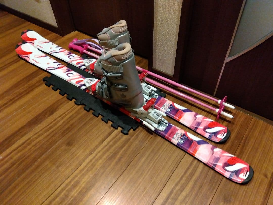 ALL♥KAZAMA/学生・レディース用/スキーセット/メンテ・WAX済み✔