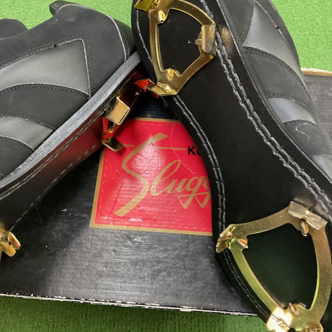 スラッガー 野球用シューズ 25.5cm 黒