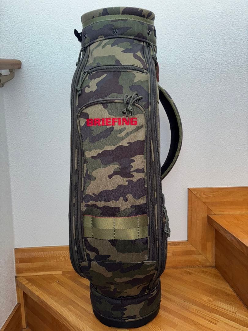 新品　BRIEFING 迷彩 キャディバッグ