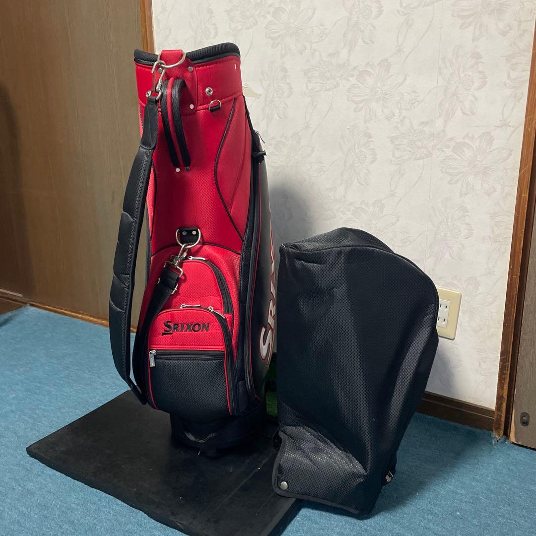 Srixon キャディバッグ レッド/ブラック