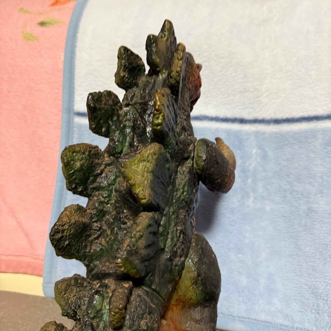 マルサン　1970年製　特大キングゴジラ　灰色成型　ソフビ　人形　38cm