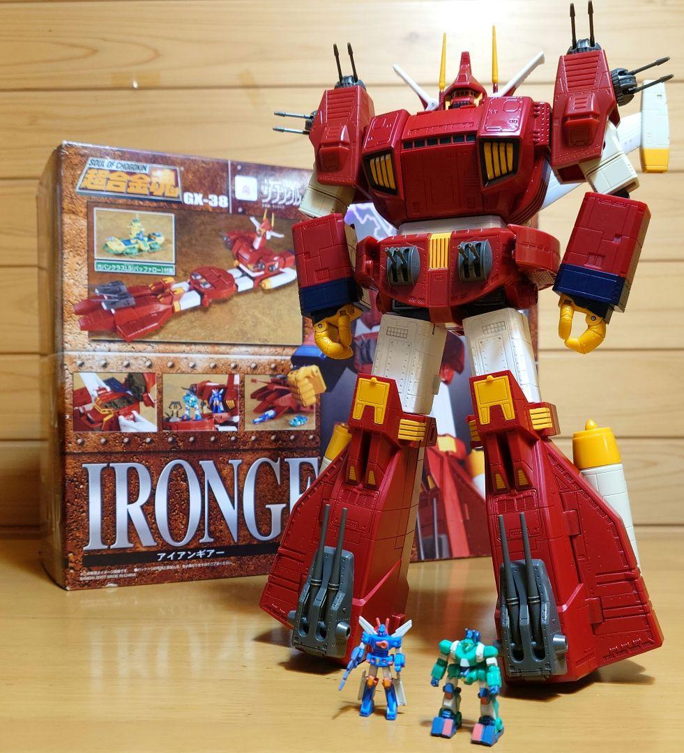 戦闘メカ ザブングル バンダイ超合金魂 GX-38 アイアンギアー 中古品