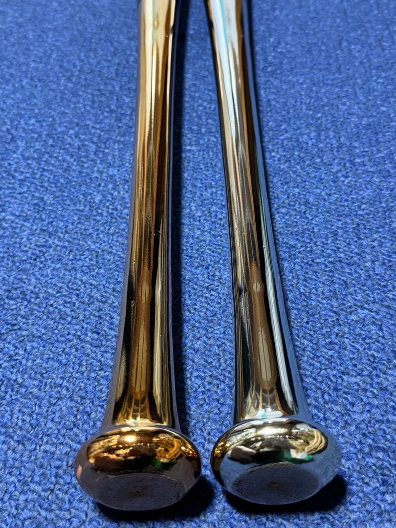 ローリングス 非売品のゴールドバットとシルバーバット 硬式木製バット2本セット