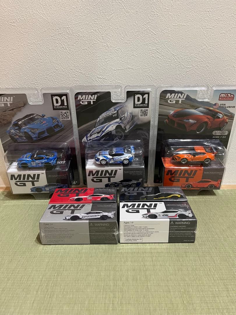 MINI GT 1/64 スープラ　7台　新品未開封　まとめ売り