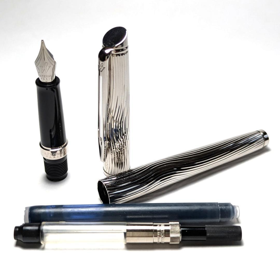 wmf11 ウォーターマン万年筆 メトロポリタンDX メタルCT F細字 両用式