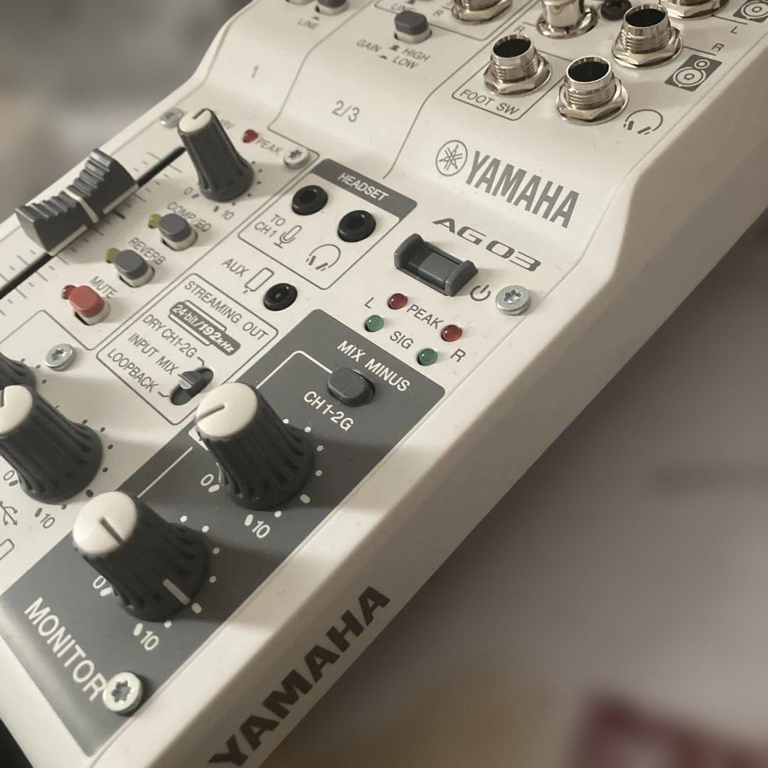 【ほぼ未使用】YAMAHA AG03 オーディオインターフェイス