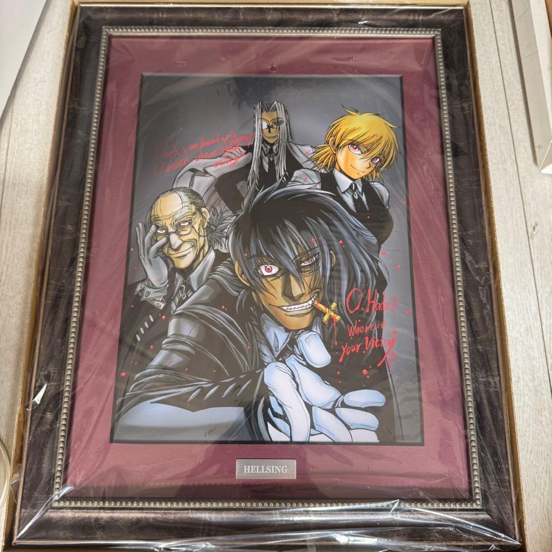 平野耕太 原画展 限定 B4 キャラファイングラフ HELLSING ヘルシング