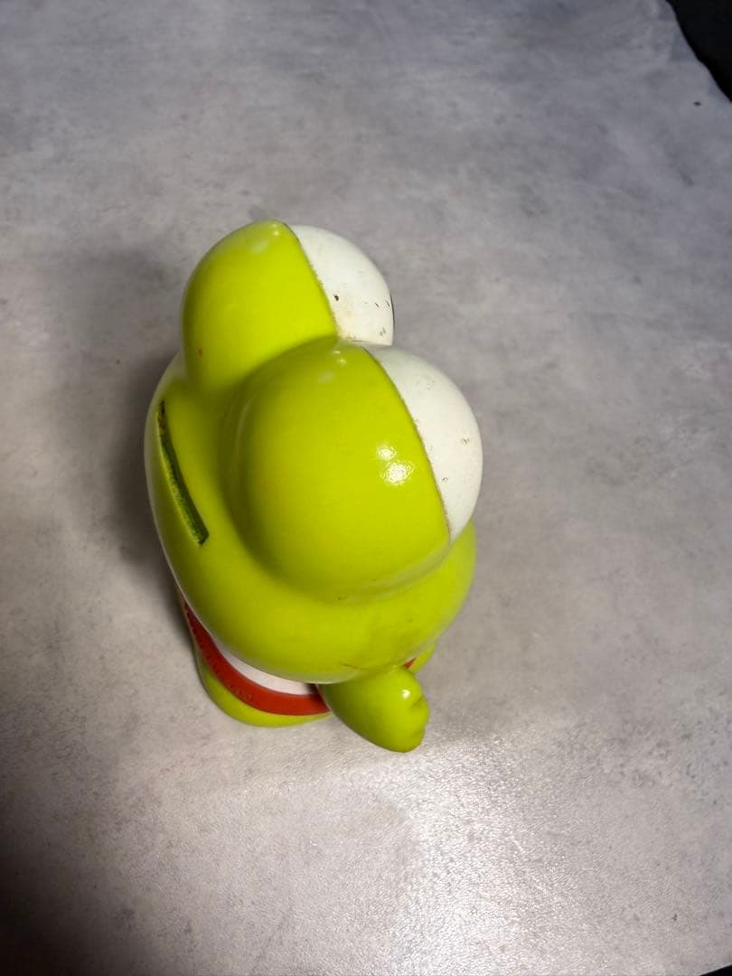 昭和レトロ けろけろけろっぴ ソフビ　貯金箱 　当時物 1988-89 サンリオ