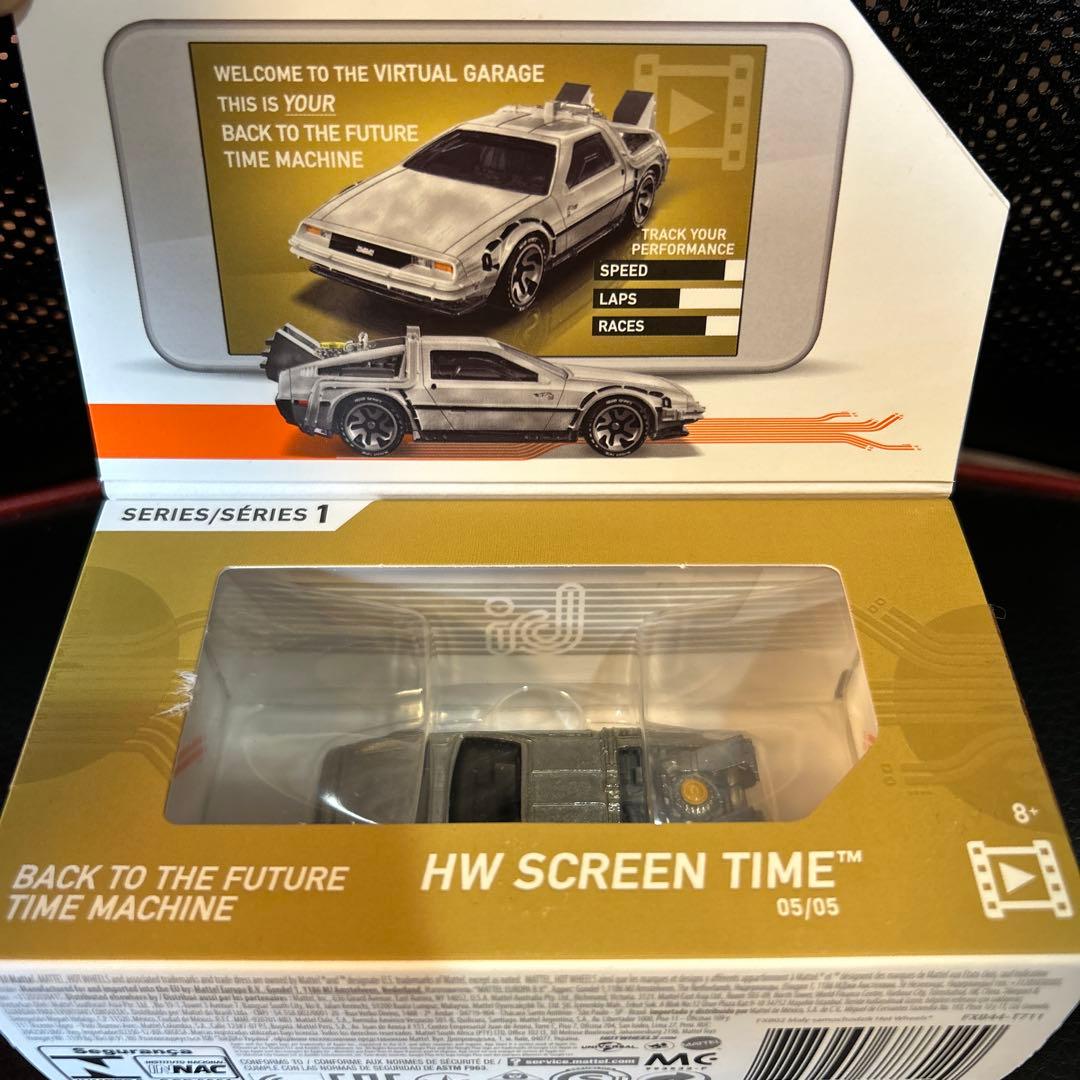 ホットウィール id バック・トゥ・ザ・フューチャー タイムマシン　デロリアン