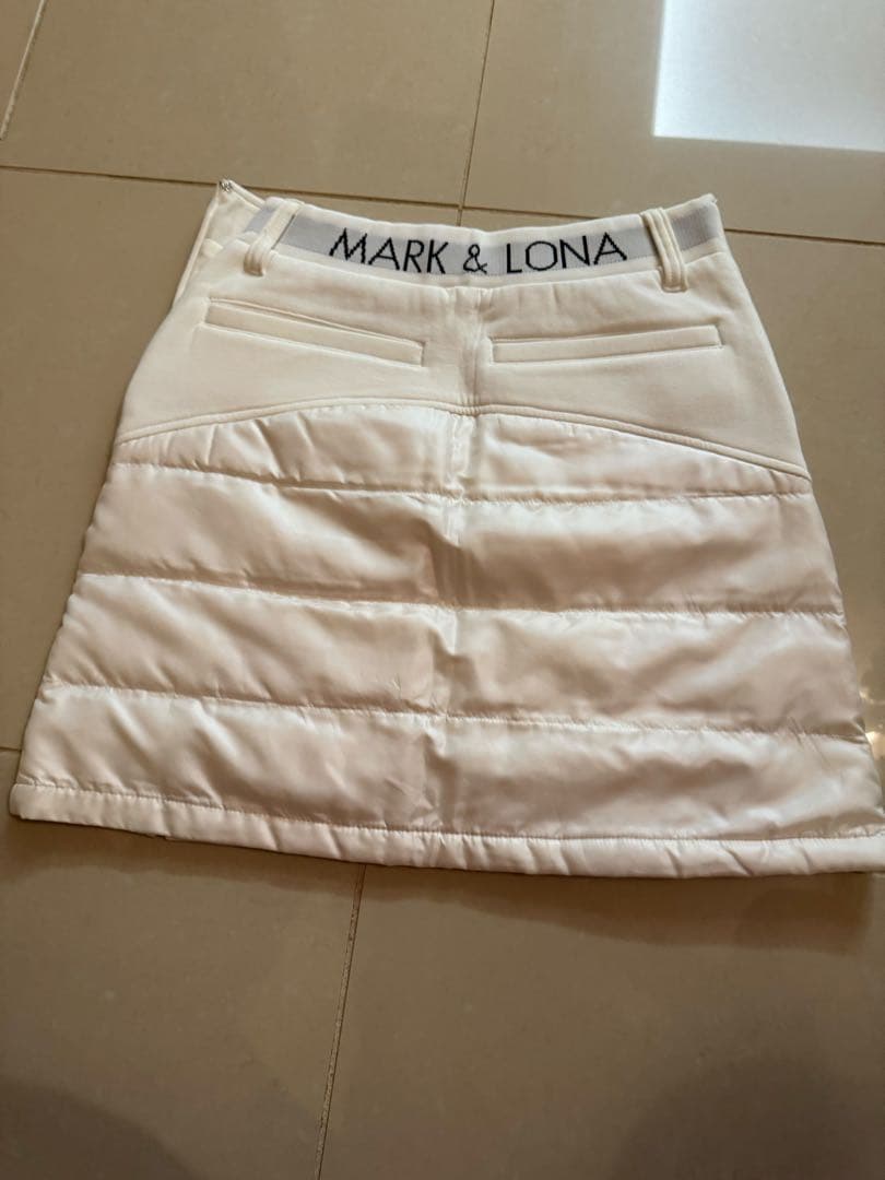 MARK & LONA ホワイトスカート 38サイズ