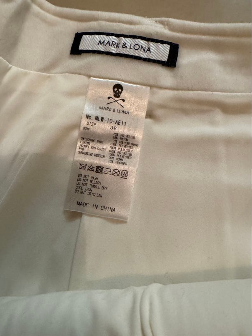 MARK & LONA ホワイトスカート 38サイズ