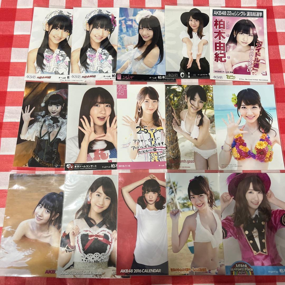 AKB48 生写真 柏木由紀 まとめ売り 水着 カレンダー 2016 DVD
