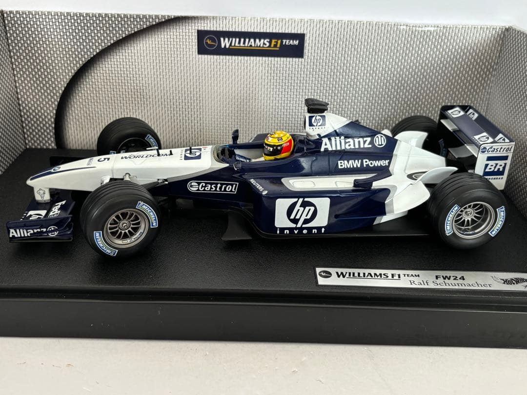 Williams F1 シューマッハ  FW24 ミニカー ホットウィール