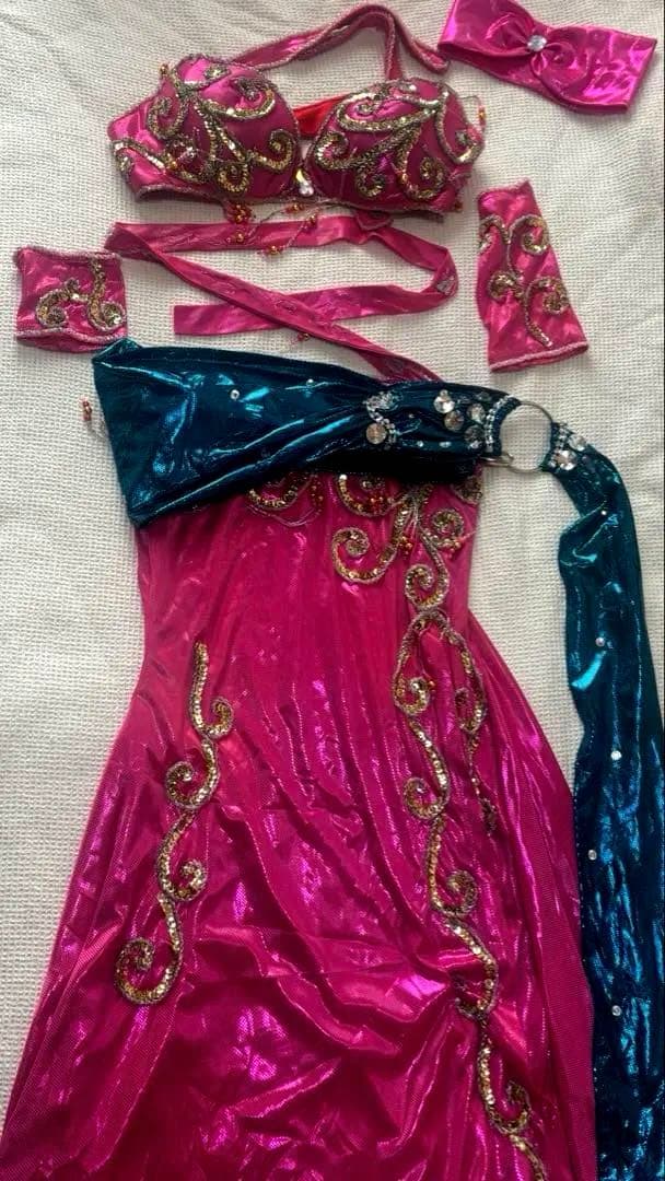 【期間限定】isisyoベリーダンス　ピンクブラスカート