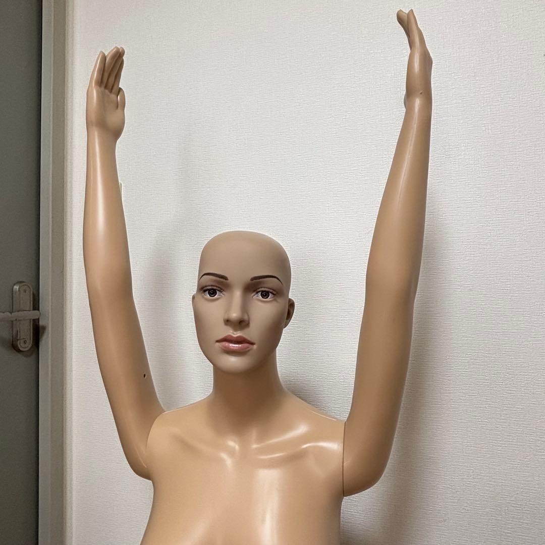 マネキン 女性 レディース 全身 軽量 トルソー 洋裁 ディスプレイ 可動