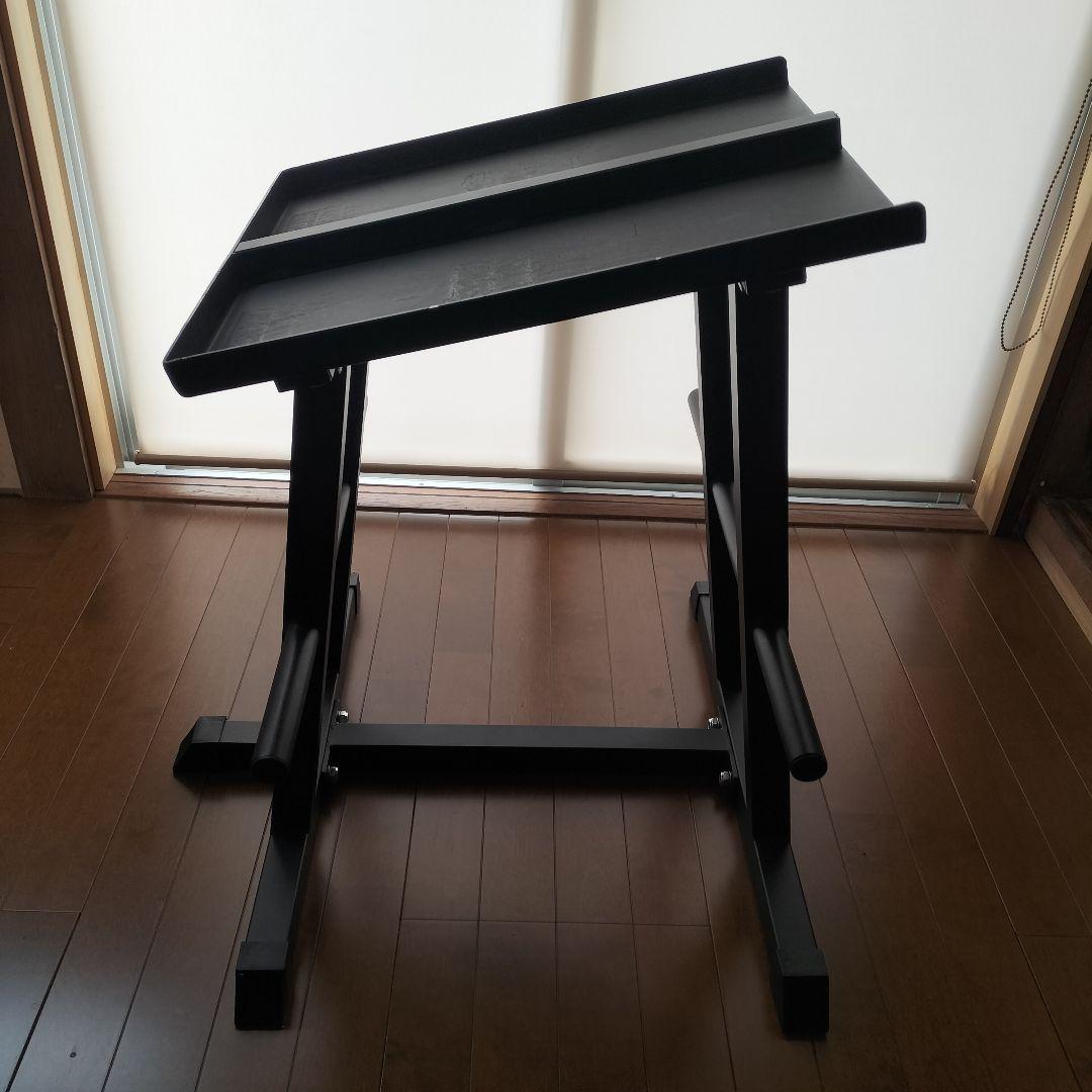 ウエイトトレーニング用スタンド 黒　アイロテック