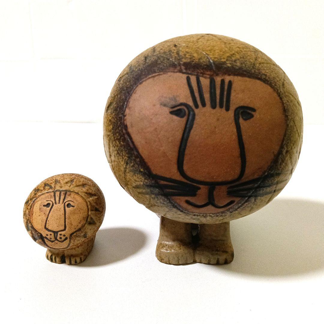 LISA LARSONリサラーソン Afrika LION ライオン 2点セット