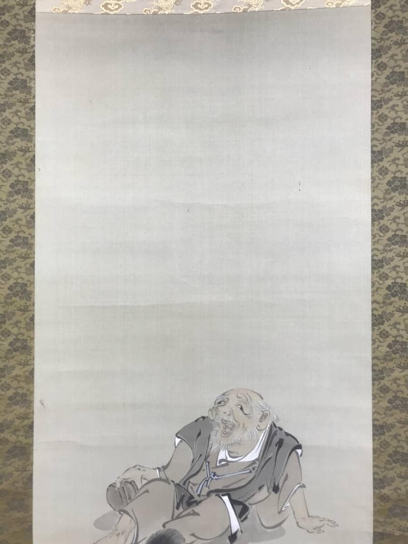 模写/柴田是真/人物図/掛軸☆宝船☆AH-831