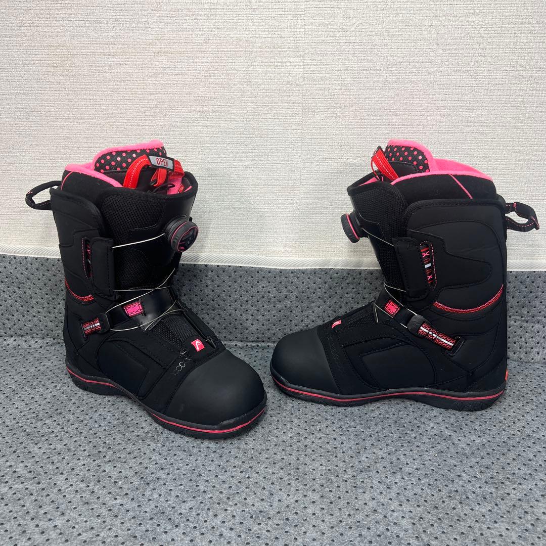 数回使用 人気サイズ24.5cm HEAD FIVE WMBOA スノボブーツ