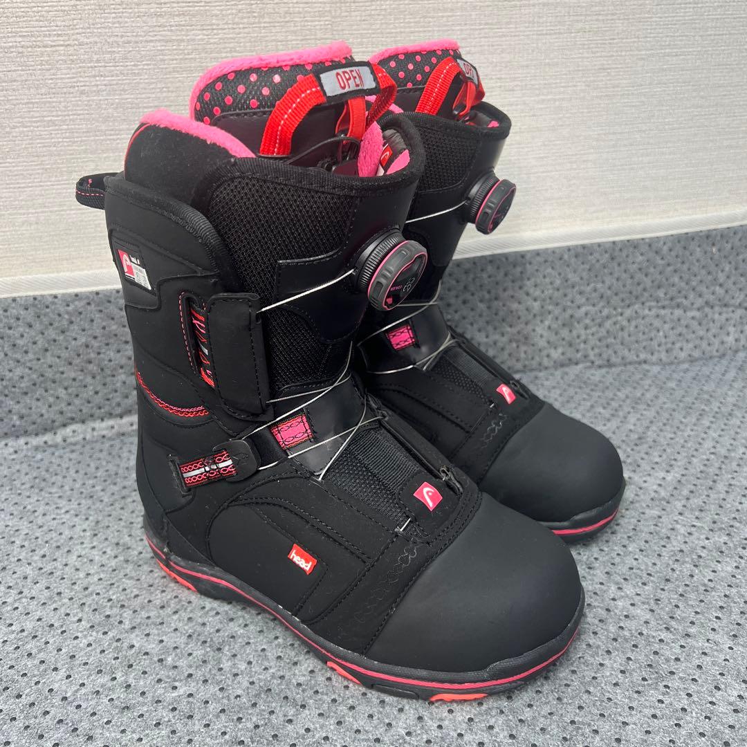 数回使用 人気サイズ24.5cm HEAD FIVE WMBOA スノボブーツ