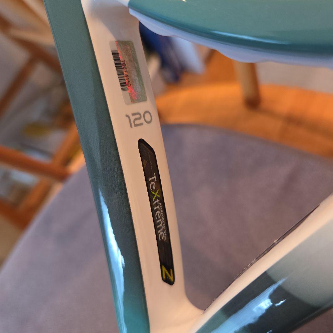 EMBLEM 120 硬式テニスラケット ホワイト/ブルー