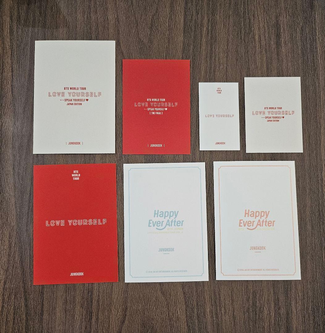 BTS ジョングク パスポート トレカ フォトカード まとめ セット売り