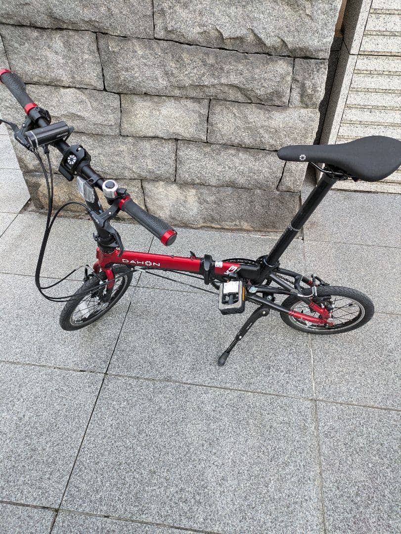 DAHON K3（2022.12購入）レッド×マットブラック