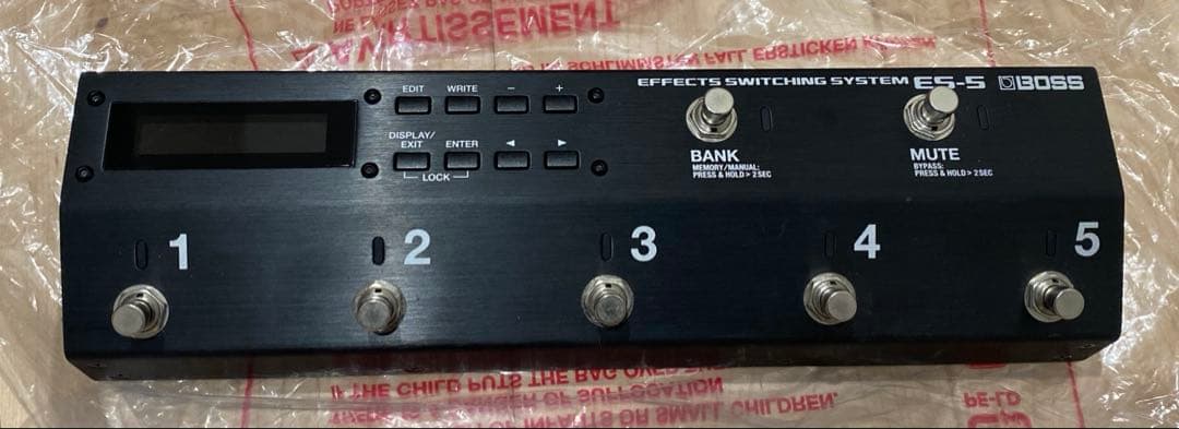 ギター BOSS ES-5 Effects Switching System