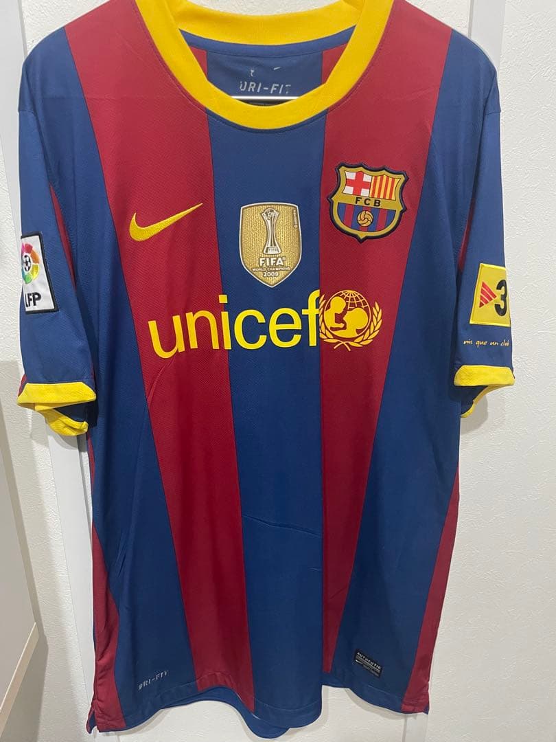 ビジャ　バルセロナ　2010-2011 ユニフォーム　マニータモデル　正規品中古