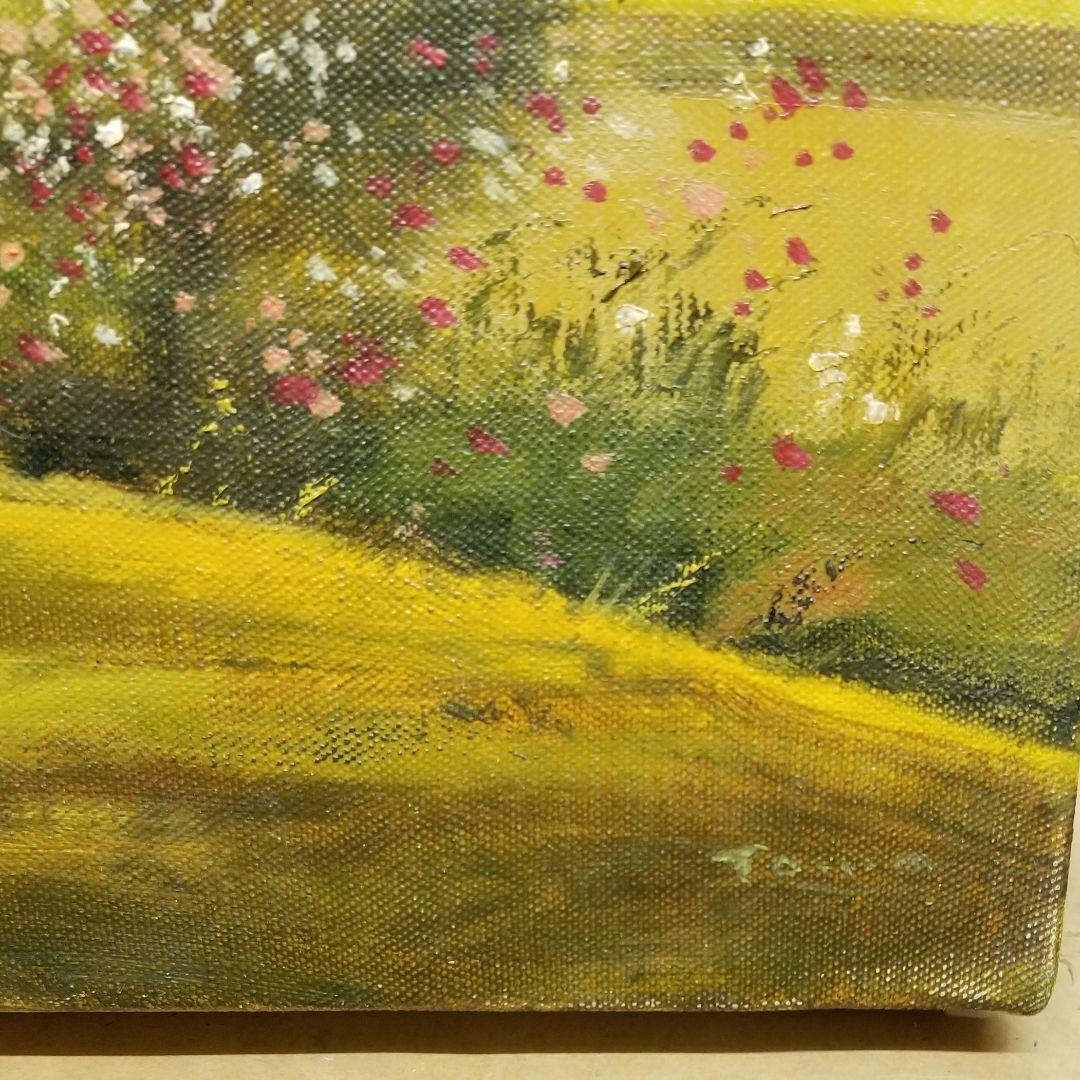 林朝路  田園 油彩です