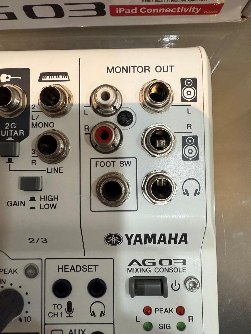 YAMAHA ヤマハ AG03 オーディオインターフェイス 中古品