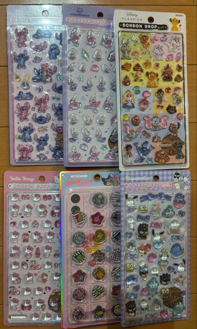 ボンボンドロップシール うるちゅる　まとめ売り12枚