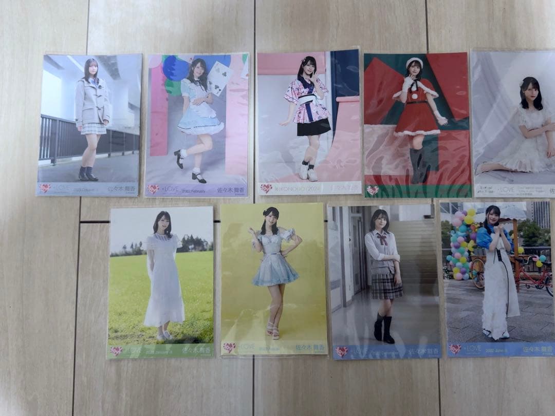 イコラブ 佐々木舞香 生写真 まとめ売り 直筆あり