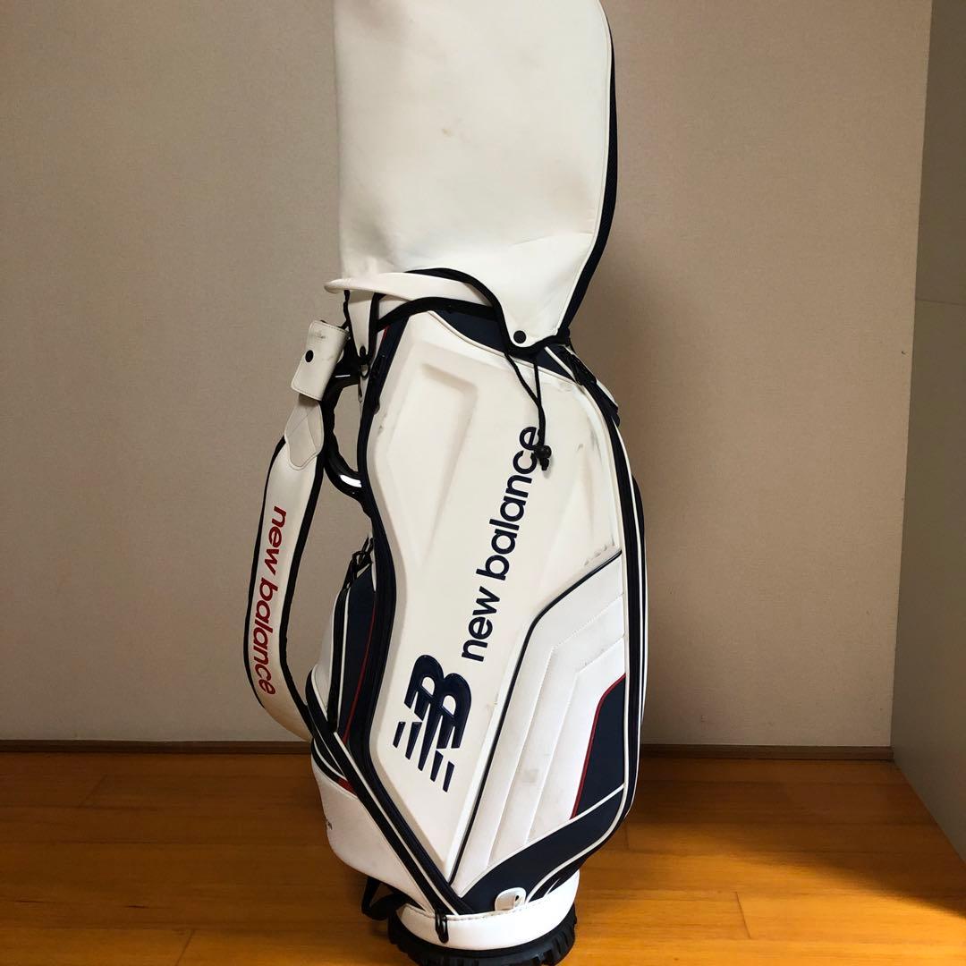 ニューバランス new balance キャディバッグ ホワイト フード付き