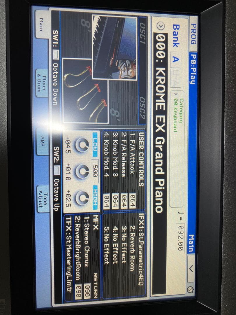 KORG KROME EX 73鍵盤 純正ケース付き